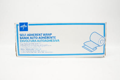 Medline Self-Adherent Wrap, Roll 5yds. Stretched, 2.2yds. Unstretched
